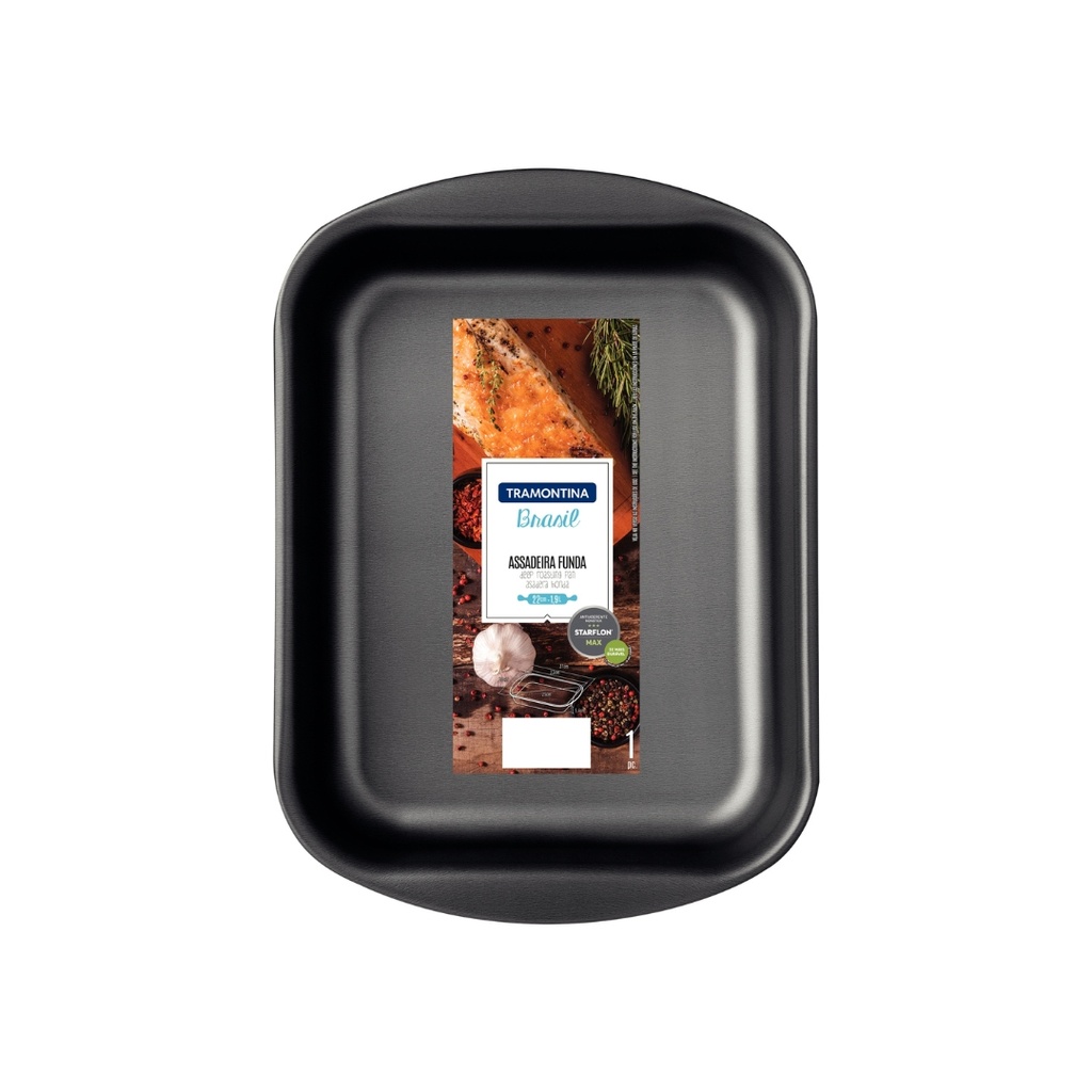 ASADERA TRAMONTINA 20051/022 BRASIL RECTANGULAR 28CM