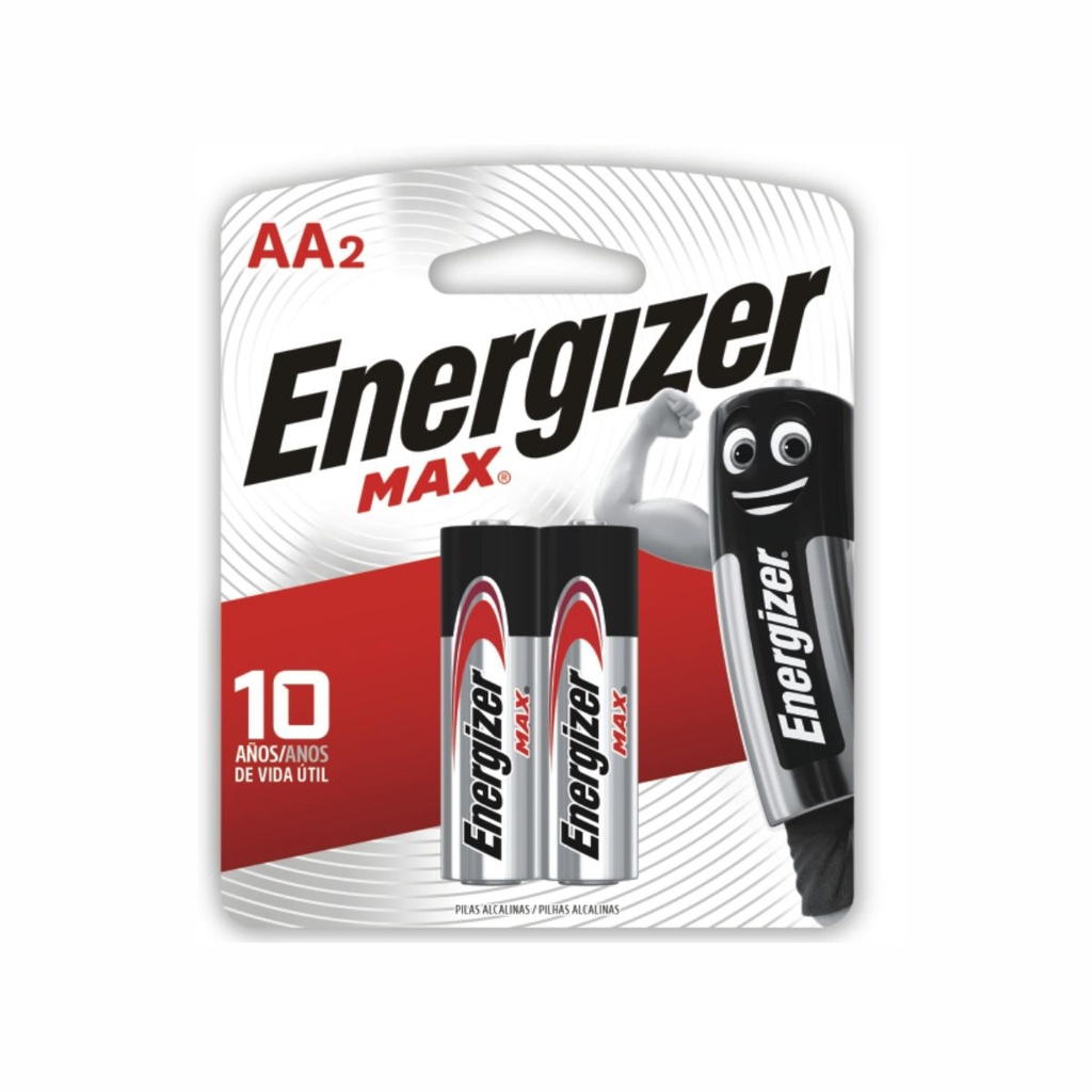 PILA ENERGIZER AA ALCALINA BP2