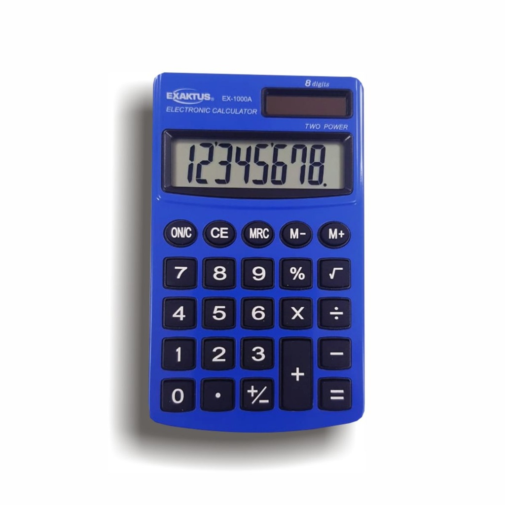 CALCULADORA EXAKTUS EX-1000 AZUL