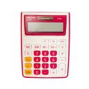 CALCULADORA EXAKTUS EX-8R ROJO