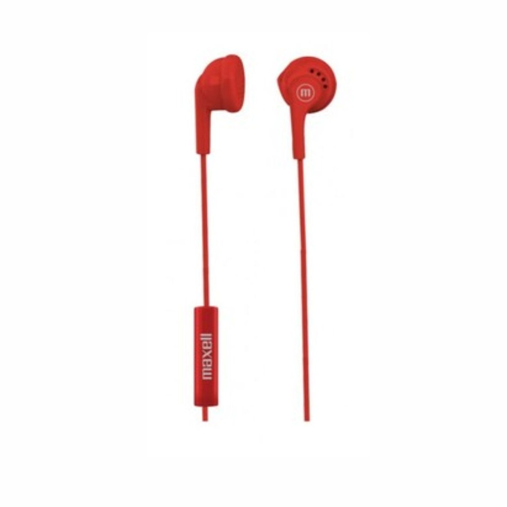 AURICULAR MAXELL EB-MIC ROJO