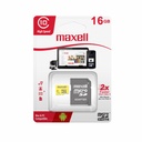 MICRO SD MAXELL MCSD-16CL10 C/ADAPTADOR