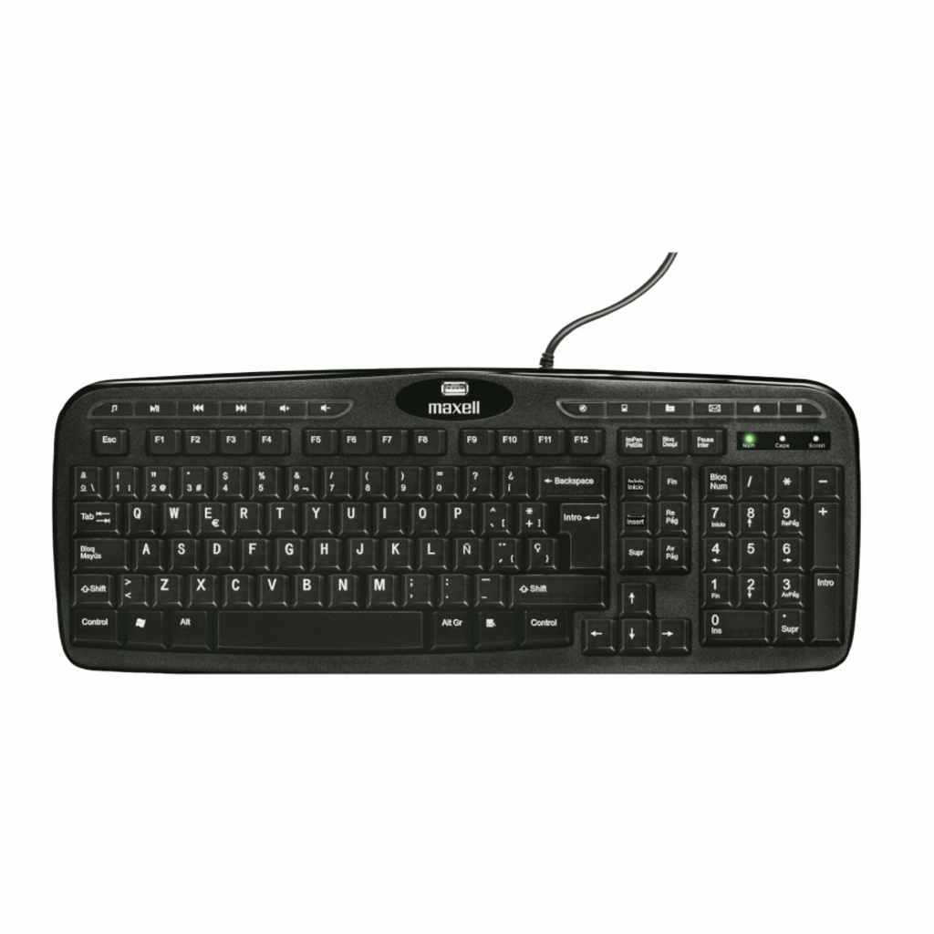 TECLADO MAXELL KB-150 W/USB PORT