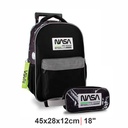 MOCHILA CARRO NASA 27352 NEGRA C/CARTUCHERA NEGRA