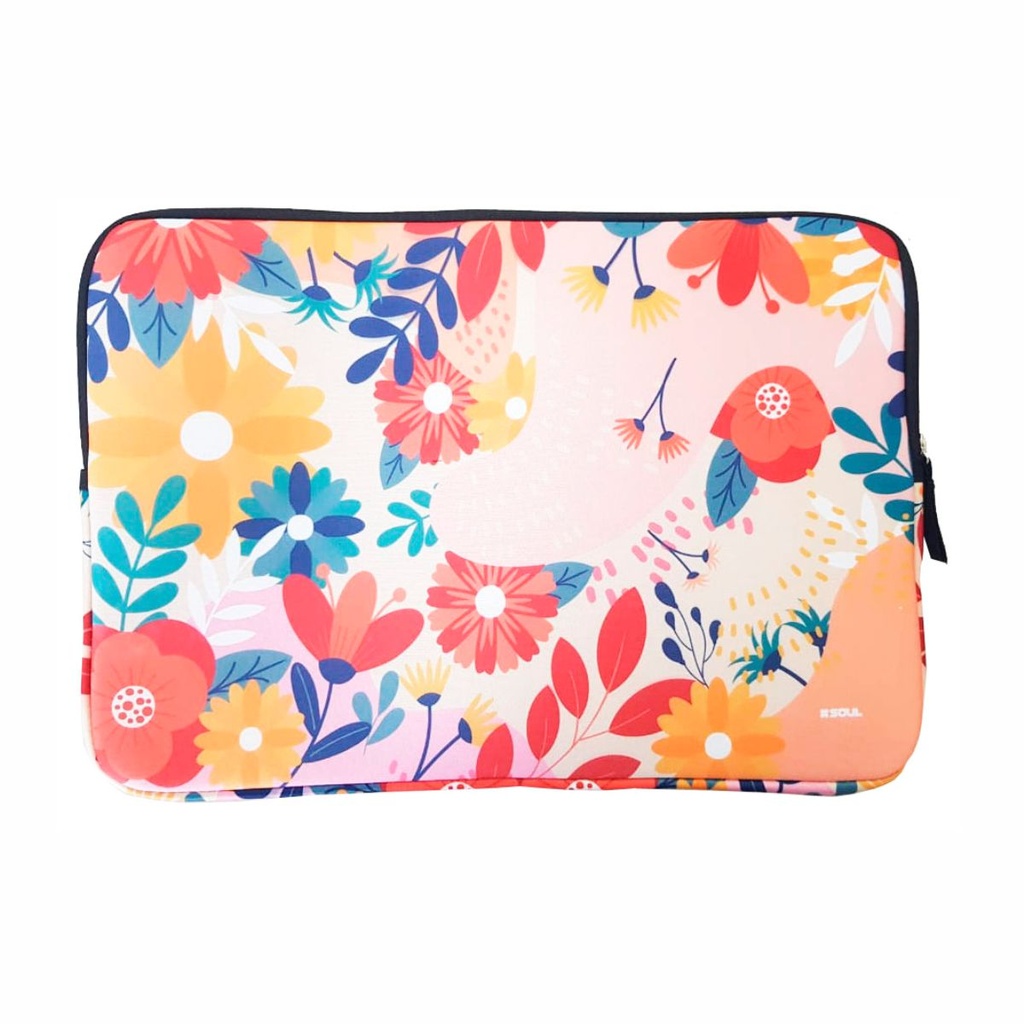 FUNDA SOUL 15.6" FLOWER COLOR