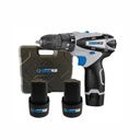 TALADRO THUNDERPLUS TL01208 10MM 2BAT.12VOLT