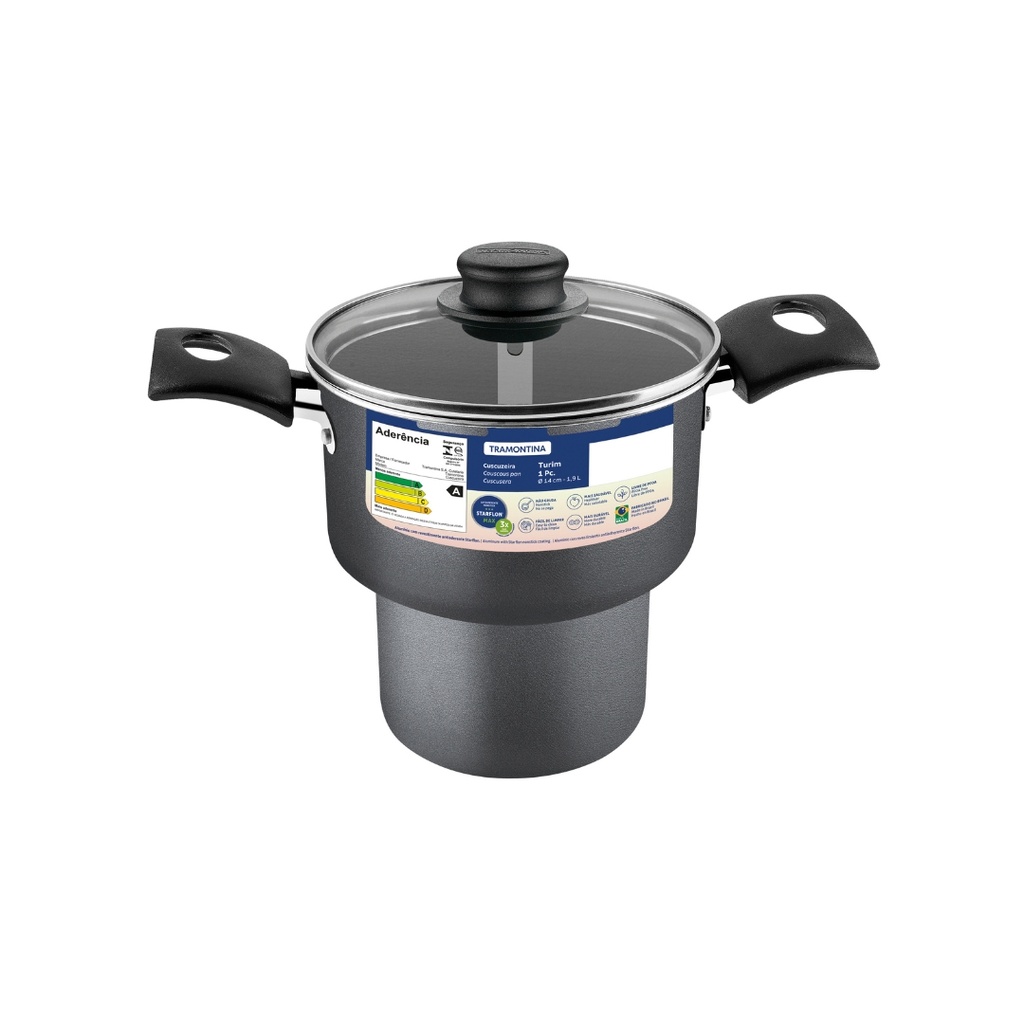 CACEROLA TRAMONTINA 20268/614 TURIM 14CM CUSCUSERA