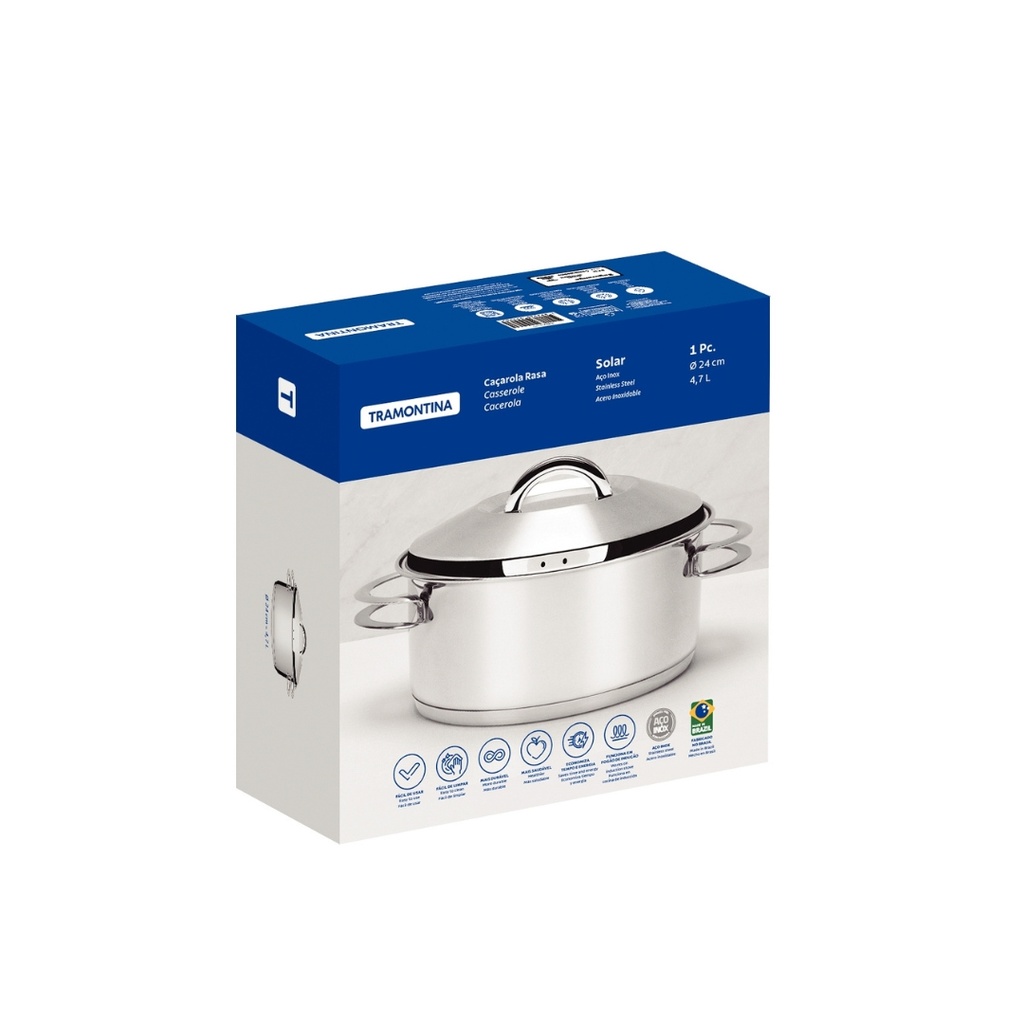 CACEROLA TRAMONTINA 62503/240 SOLAR 24CM