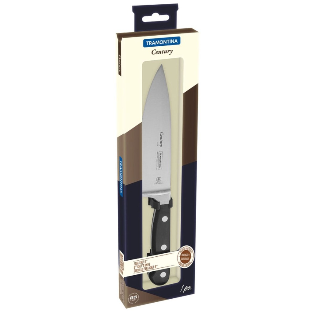 CUCHILLO PROFESIONAL TRAMONTINA24011/106 CENTURY 6" CHEF