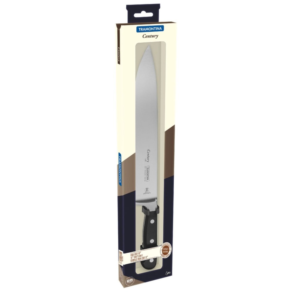 CUCHILLO PROFESSIONAL TRAMONTINA 24011/110 CENTURY 10" CHEF