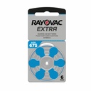 PILA RAYOVAC 675AUX-6XELAT BP6                                                                      