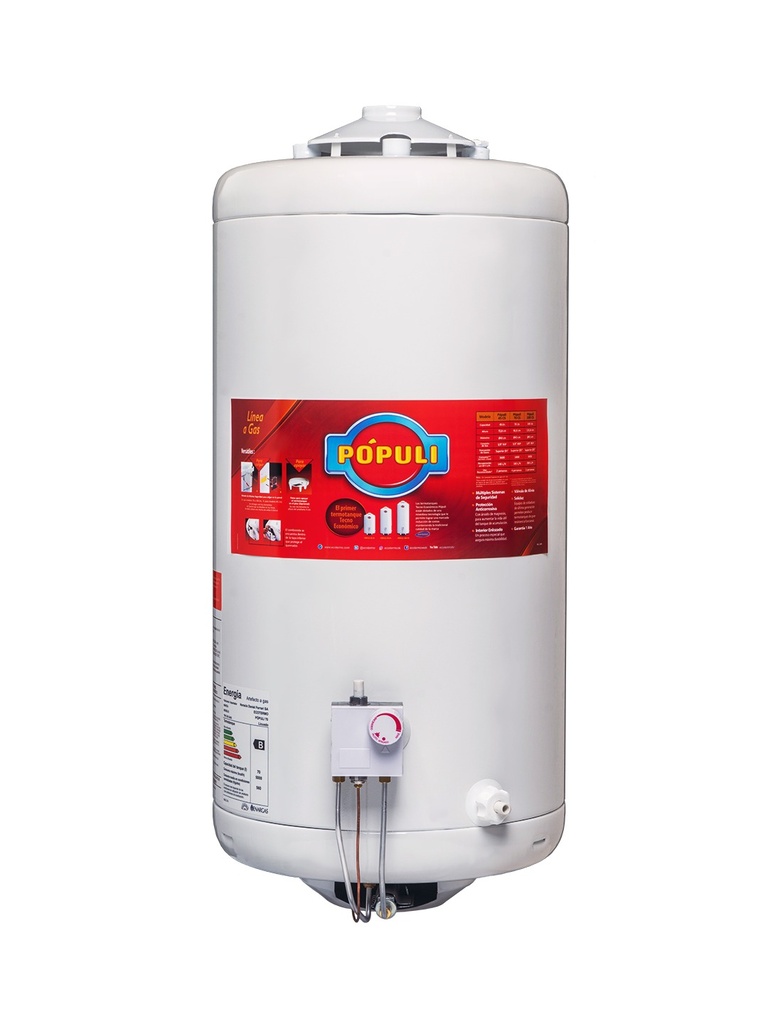 TERMOTANQUE POPULI 70 GN C/SUP