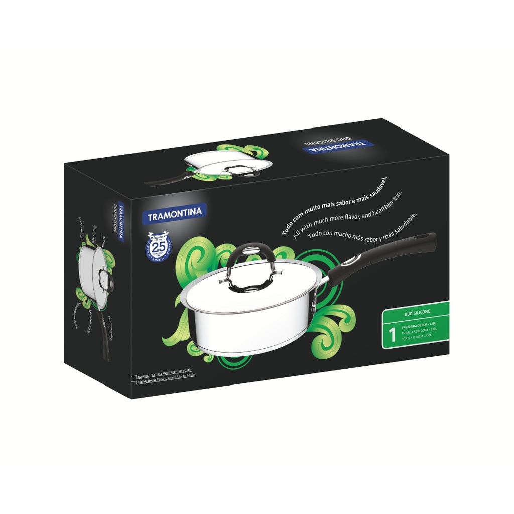 SARTEN TRAMONTINA 62480/240 DUO SILICONE 24CM