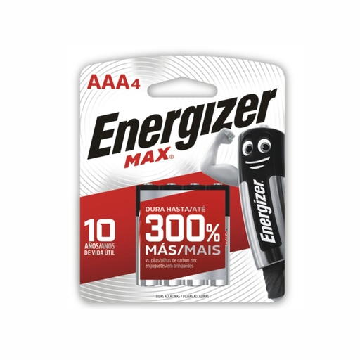 [105-99099] PILA ENERGIZER AAA ALCALINA E92-BP4