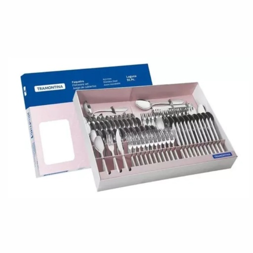 [086-90689] JUEGO DE CUBIERTOS TRAMONTINA 66906/890 LAGUNA 91PZS