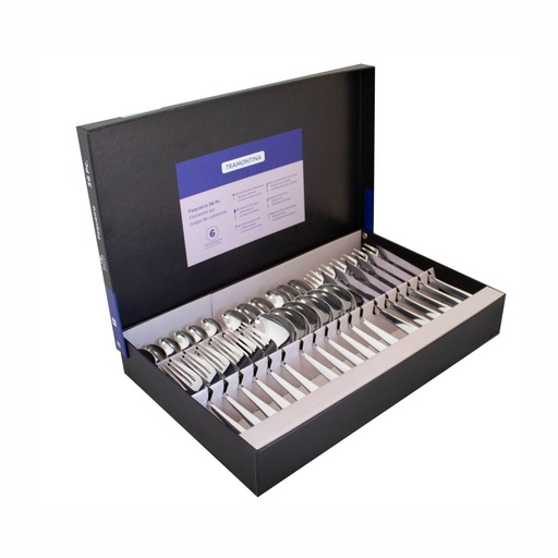 [086-60134] JUEGO DE CUBIERTOS TRAMONTINA 66960/134 AMAZONAS 36PZS