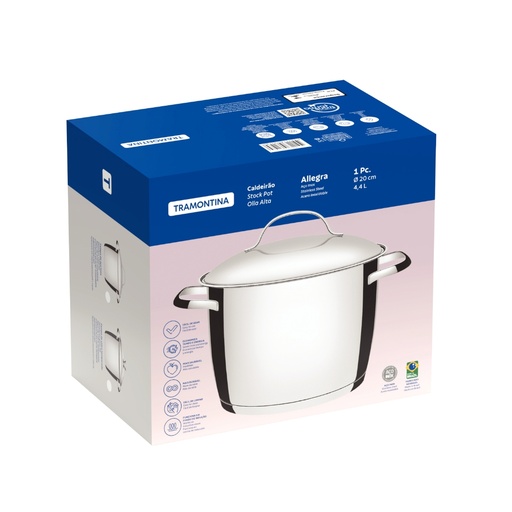 [086-55200] OLLA TRAMONTINA 62655/200 ALLEGRA 20CM