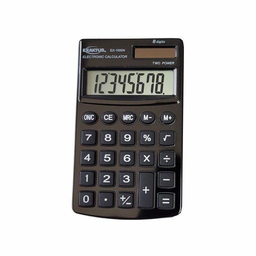 [108-10244] CALCULADORA EXAKTUS EX-1000N NEGRA