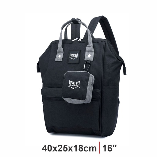 [200-23327] MOCHILA EVERLAST 22332 NEGRO/GRIS