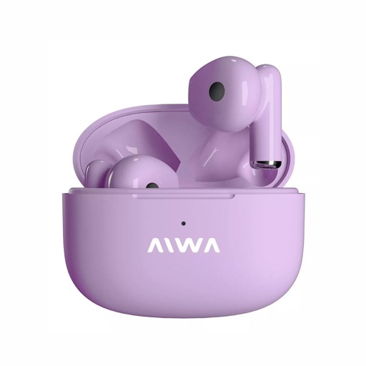 [064-54749] AURICULAR AIWA ATA-506L BT TOUCH IN EAR LILA