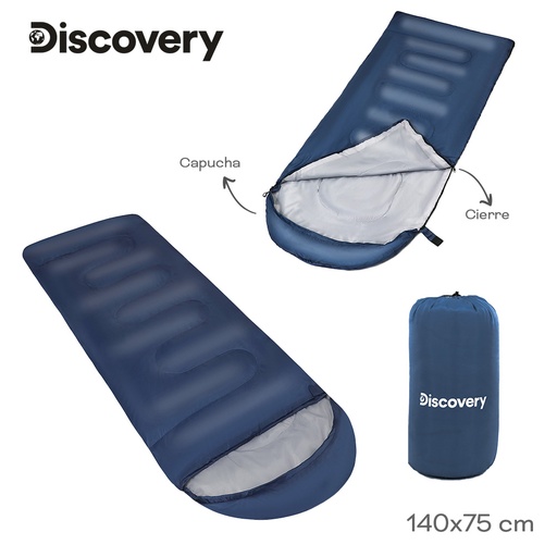 [211-77408] BOLSA DE DORMIR INFANTIL DISCOVERY 17740 AZUL MARINO