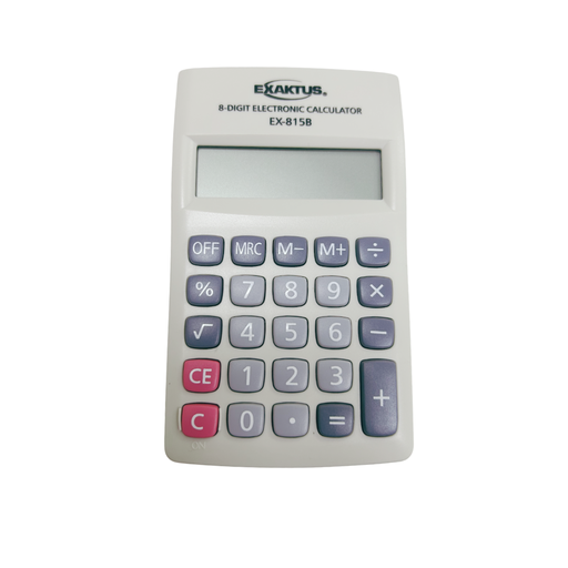[108-00815] CALCULADORA EXAKTUS EX-815B BLANCO
