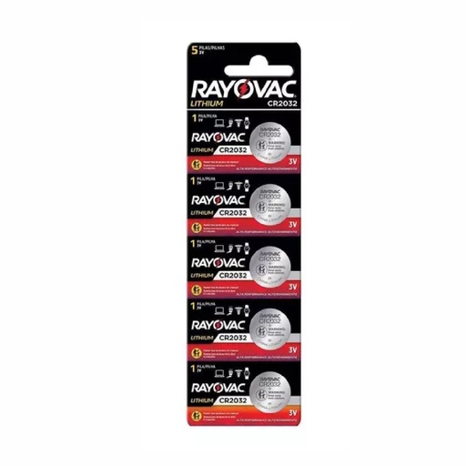 [030-31456] PILA RAYOVAC CR-2032 BP5 LITHIUM