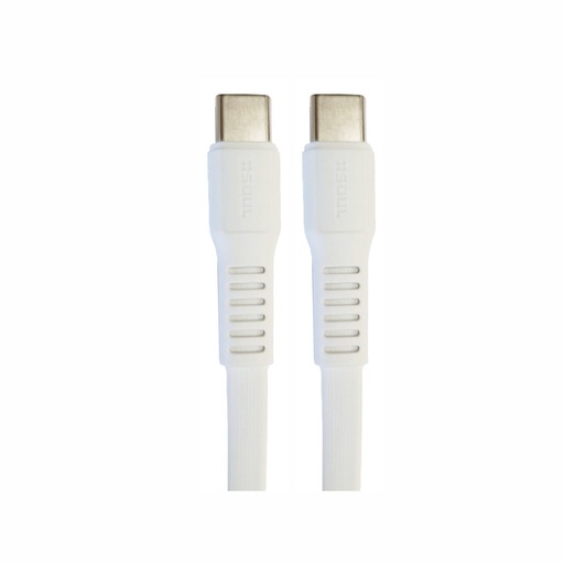 [164-71981] CABLE DE DATOS SOUL FLAT USB-FCCBL TIPO C-TIPO C 1.2M