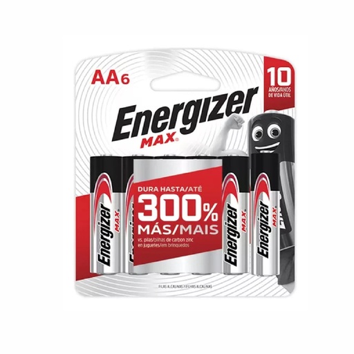 [105-29911] PILA ENERGIZER AA ALCALINA E91-BP6