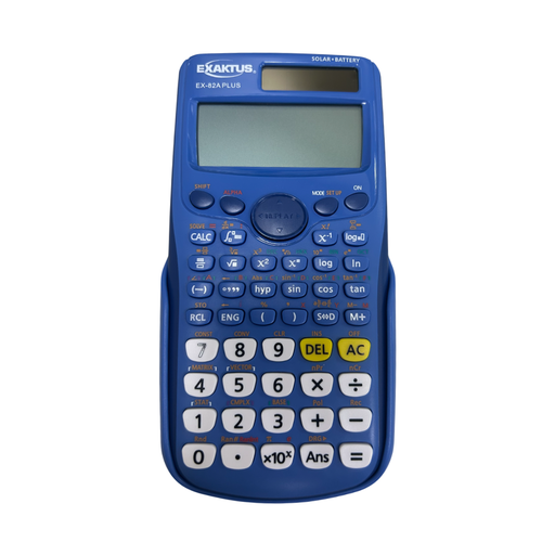 [108-70415] CALCULADORA EXAKTUS EX-82A ES PLUS AZUL