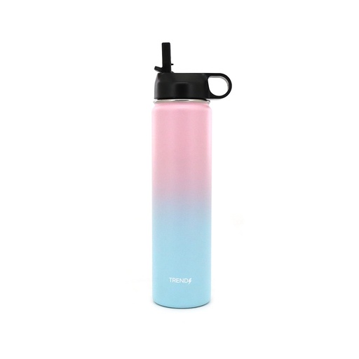 [199-25140] BOTELLA TERMICA TRENDY 12514D 500ML ROSA Y CELESTE CON PICO