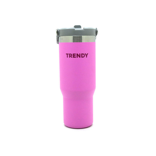 [199-75503] BOTELLA TERMICA TRENDY 17550B 900ML FUCSIA CON PICO