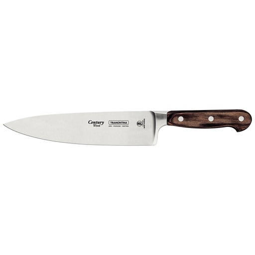 [086-31792] CUCHILLO CHEF TRAMONTINA 21541/198 CENTURY WOOD 8"