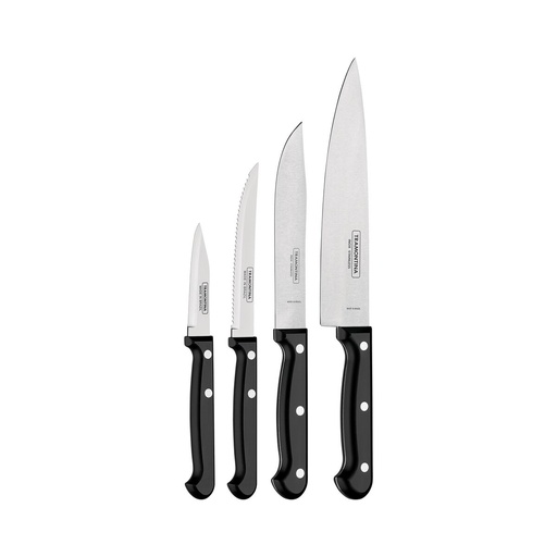 [086-77225] CUCHILLOS TRAMONTINA 23899/061 ULTRACORTE 4PZS