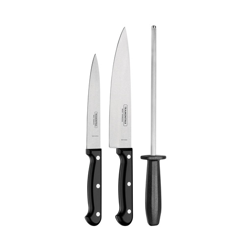 [086-75594] CUCHILLOS TRAMONTINA 23899/072 ULTRACORTE 3PZS