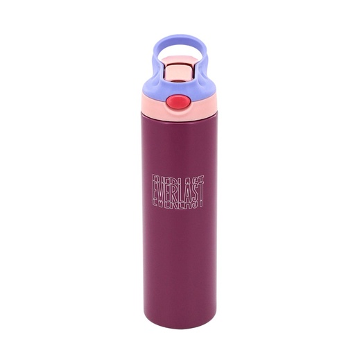 [200-84793] BOTELLA TERMICA EVERLAST 18479 600ML FUCSIA CON PICO
