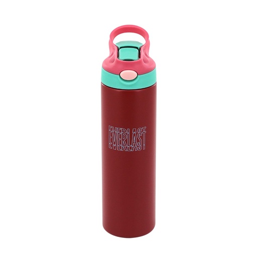 [200-84790] BOTELLA TERMICA EVERLAST 18479 600ML ROJO CON PICO