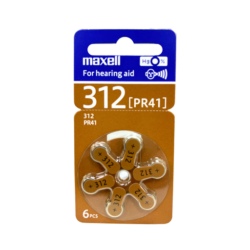 [157-33702] PILA MAXELL 312 PR41 AUDIFONO BP6