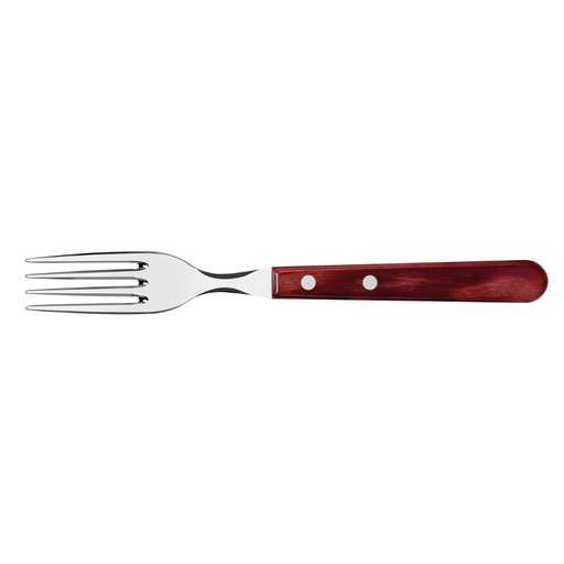 [086-89259] TENEDOR P/ASADO TRAMONTINA 21136/070  JUMBO POLYWOOD 12PZS ROJO