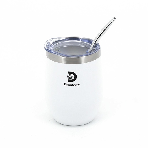 [211-84977] MATE DISCOVERY 18497 350ML BLANCO CON BOMBILLA