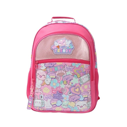 [199-87562] MOCHILA TRENDY 28756 17" FUCSIA