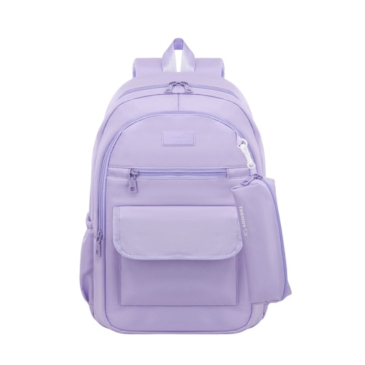 [199-85608] MOCHILA C/CARTUCHERA TRENDY 18560 17" LILA