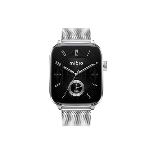 [187-82248] RELOJ MIBRO FIT PLATEADO 