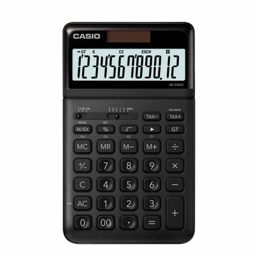 [053-20200] CALCULADORA CASIO JW-200SC NEGRO