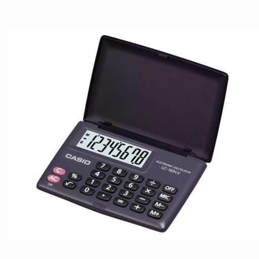 [053-00057] CALCULADORA CASIO LC-160LV-BK NEGRO