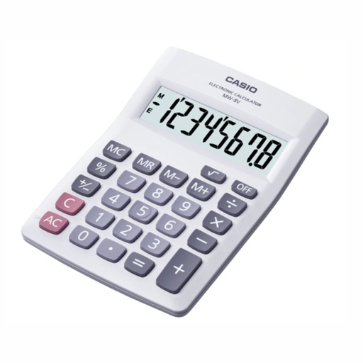 [053-00088] CALCULADORA CASIO MW-8V BLANCO