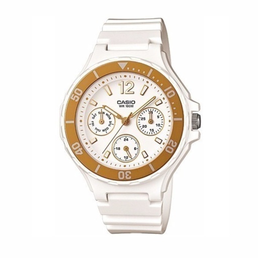 [053-00252] RELOJ CASIO LRW-250H BLANCO Y DORADO