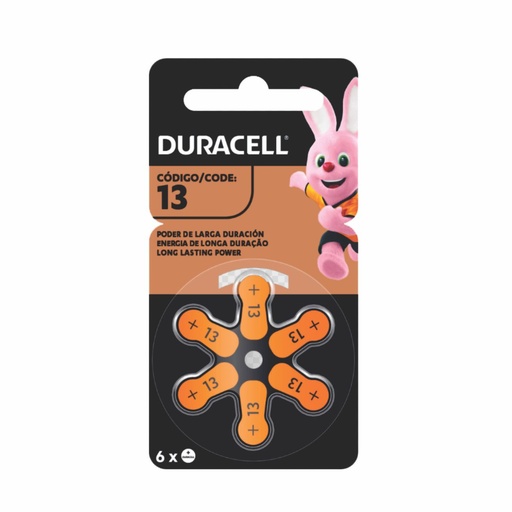 [031-30197] PILA DURACELL 13 AUDIFONO BP6