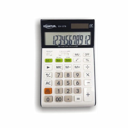 [108-00412] CALCULADORA EXAKTUS EX-12TB BLANCO