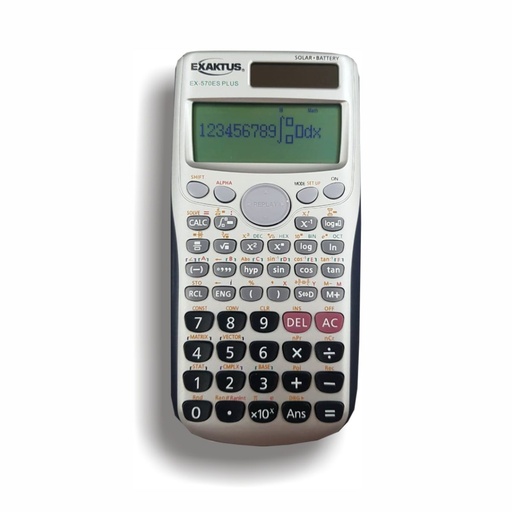 [108-00570] CALCULADORA EXAKTUS EX-570ES PLUS